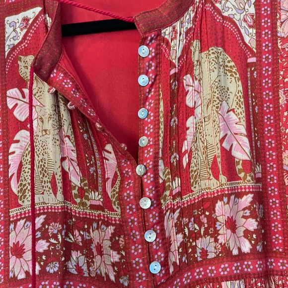 🦄 SPELL Poinciana Gown in Red 🦄 - Picture 4 of 15